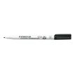 4007817301593-STAEDTLER LUMOCOLOR 301 - Marqueur feutre effaçable - pointe ogive - noir--0