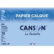 Canson - Pochette papier calque - 10 feuilles - A3 - 70 gr