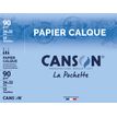 Canson - Pochette papier calque - 12 feuilles - 24 x 32 cm - 90 gr