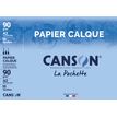 Canson - Pochette papier calque - 10 feuilles - A3 - 90 gr