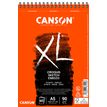 Canson XL - Bloc dessin croquis - 60 feuilles - A5 - 90 gr - blanc