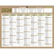 CBG Natura Mini - Kalender - 2020 - 7 maanden per pagina - 265 x 210 mm - met datum