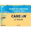 CANSON La Pochette Creations - Tekenpapier - A4 - 12 vellen - verschillende felle kleuren