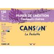 CANSON La Pochette Creations - Tekenpapier - A4 - 12 vellen - assorted light colors