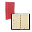 Brepols Palermo Classic Notaplan - Dagboek - 2019 - weekweergave - met draad gebonden - 89 x 160 mm - rood