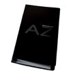 APLI agipa - Visitekaartjesboek - 20 compartimenten - voor 160 kaarten - zwart