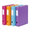 Viquel - Boîte de classement plastique - dos 60 mm - disponible dans différentes couleurs pastels