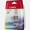 8714574552576-Canon PG-40/CL-41 - Pack de 2 - noir, couleur (cyan, magenta, jaune) - cartouche d'encre originale--2