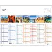 Quo Vadis FANTAISIE La Terre - Kalender - 2019 - 7 maanden per pagina - 430 x 335 mm - met datum