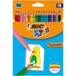 BIC Kids Tropicolors 2 - 18 Crayons de couleur