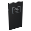 Lecas - Agenda Banquier Long - 1 jour sur 2 pages - 1er volume - 15 x 34 cm - noir