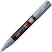 Uni POSCA PC-1MC - Marker - permanent - grijs - pigmentinkt op waterbasis - 0.7-1 mm - extra fijn