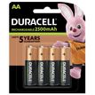 DURACELL Ultra DX1500 - 4 piles alcalines rechargeables - AA HR6
