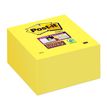 Post-it - Bloc Cube Super Sticky - 450 feuilles - 76 x 76 mm - jaune jonquille