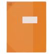 Oxford Strong Line - Protège cahier sans rabat - 17 x 22 cm - orange translucide