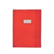 Oxford School Life - Protège cahier - 24 x 32 cm - rouge translucide