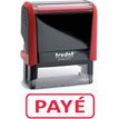 Trodat Xprint 4992.02 - stempel - zelfinktend - rood - standaard tekst - 15 x 44 mm