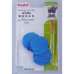 Trodat - 3 Encriers 6/4642 recharges pour tampon Printy 4642 - bleu