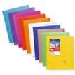 Clairefontaine Koverbook A5+ - Notitieboek - geniet - 170 x 220 mm - 48 vellen / 96 pagina's - Seyès - transparant, verkrijgbaar in verschillende kleuren - polypropyleen (PP)