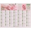 CBG Fleurs Mini - Kalender - wandmontage - 2020 - 7 maanden per pagina - 210 x 265 mm - met datum