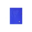 Clairefontaine Mimesys - Cahier polypro 17 x 22 cm - 96 pages - petits carreaux (5x5 mm) - bleu