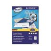 europe100 - Papier - permanente kleeflaag - wit - 70 x 35 mm 2400 etiket(ten) (100 vel(len) x 24) etiketten voor meervoudige doeleinden