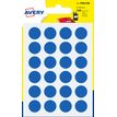Avery - Zelfklevend etiket in bijpassende kleur - blauw (pak van 168)