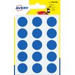 Avery - Zelfklevend etiket in bijpassende kleur - blauw (pak van 90)