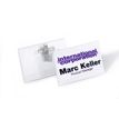 4005546981376-Durable - 25 Porte-badges de nom à pince combi (épingle + pince croco) - 40 x 75 mm--1