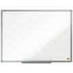 Nobo Classic Steel - Whiteboard - te bevestigen aan wand - 450 x 300 mm - geverfd staal - magnetisch - wit - zilver frame