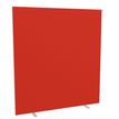 Paperflow easyScreen - partitiescherm - 160 x 174 cm - rood
