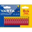 VARTA Max Tech 4703 - 8+4 piles alcalines - AAA LR03
