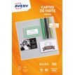 Avery Quick&Clean C32015 - kaarten - 80 kaart(en) - 54 x 85 mm - 260 g/m²