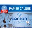 Canson - Pochette papier calque - 12 feuilles - 24 x 32 cm - 70 gr (format spécial)