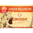 Canson - Pochette papier millimétré - 12 feuilles - A4 - 90 gr (format spécial)