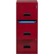 3219090950516-Classeur 3 tiroirs pour dossiers suspendus - 96 x 40 x 40 cm - rouge rubis nacré--2
