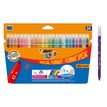 BIC KiDS Couleur - Marker - verschillende kleuren - inkt op waterbasis - 0.8 mm - gemiddeld - pak van 24