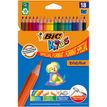 BIC Kids Evolution - 18 Crayons de couleur