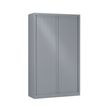 Armoire haute monobloc à rideaux ETIC - 198 x 120 cm - aluminium