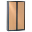 VINCO Etic - Keukenkast - 2 deuren - staal, polypropyleen - beuken, grafietgrijs, RAL 7016