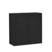 VINCO Etic - Keukenkast - 2 deuren - staal, polypropyleen - zwart, RAL 9005