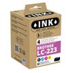 Inktcartridge compatible Brother LC223 - pack de 4 - noir, cyan, magenta, jaune - Ink K10397W4 