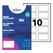 Avery - naampenninglabels - 200 etiket(ten) - 50 x 80 mm
