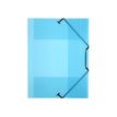 Viquel Propyglass - Map met 3 flappen - uit te breiden - A4 - blauw