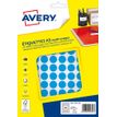 Avery A5 - Zelfklevend etiket in bijpassende kleur - blauw (pak van 960)