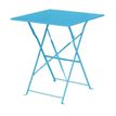 Table pliante de terrasse - L60 x H71 x P60 cm - Turquoise