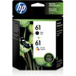 HP 61 - Pack de 2 - noir et 3 couleurs - cartouche d'encre originale (CZ073FN)