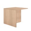 Gautier office ZOOM RECEPTION - end reception desktop - L-shaped - natural structured oak