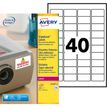 Avery TripleBond Labels L6140 - etiketten - 800 etiket(ten) - 25.4 x 45.7 mm