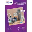 Avery Autocollants - Papier - verwijderbare kleeflaag - wit - A4 (210 x 297 mm) 8 stuks (8 vel(len) x 1) etiketten
